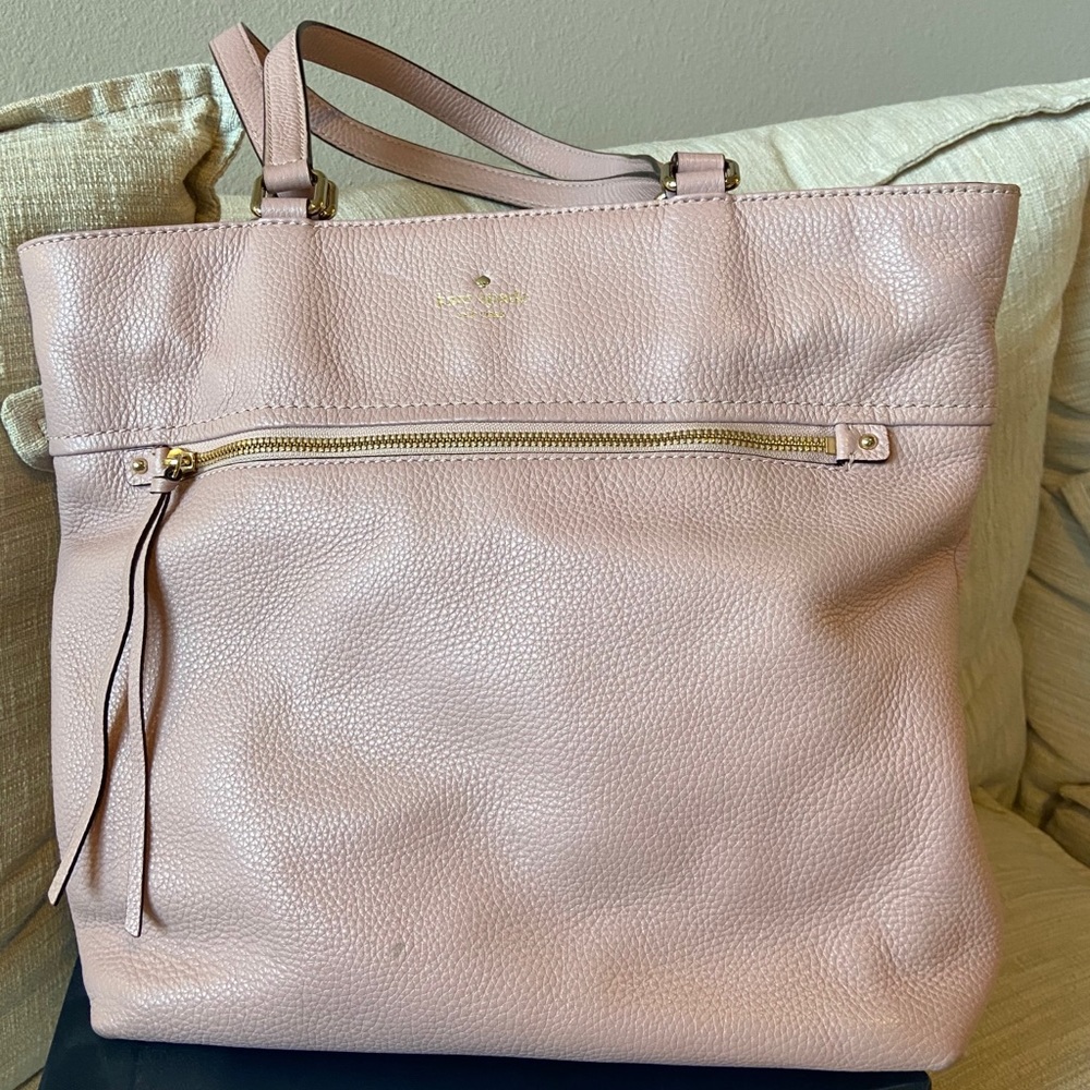 Kate Spade Pink Shoulder Tote Large